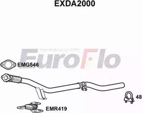 EuroFlo EXDA2000 - Труба вихлопного газу autocars.com.ua