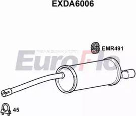 EuroFlo EXDA6006 - Глушник вихлопних газів кінцевий autocars.com.ua