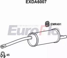 EuroFlo EXDA6007 - Глушник вихлопних газів кінцевий autocars.com.ua