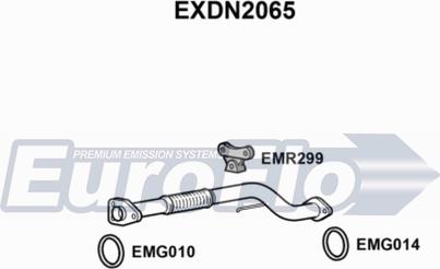 EuroFlo EXDN2065 - Труба вихлопного газу autocars.com.ua