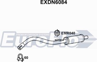 EuroFlo EXDN6084 - Глушник вихлопних газів кінцевий autocars.com.ua