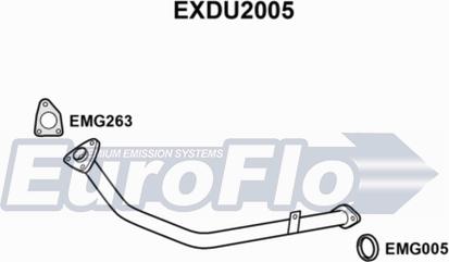 EuroFlo EXDU2005 - Труба вихлопного газу autocars.com.ua