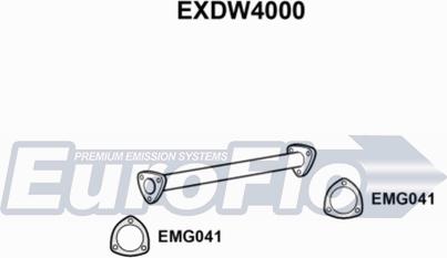 EuroFlo EXDW4000 - Труба вихлопного газу autocars.com.ua