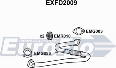 EuroFlo EXFD2009 - Труба вихлопного газу autocars.com.ua