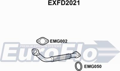 EuroFlo EXFD2021 - Труба вихлопного газу autocars.com.ua