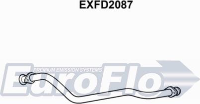 EuroFlo EXFD2087 - Труба вихлопного газу autocars.com.ua