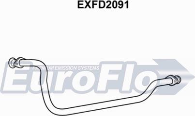 EuroFlo EXFD2090 - Труба вихлопного газу autocars.com.ua