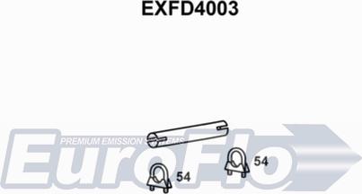 EuroFlo EXFD4003 - Труба вихлопного газу autocars.com.ua