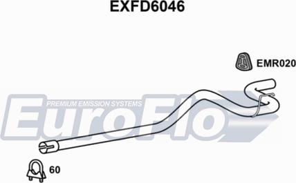 EuroFlo EXFD6046 - Насадка випускної труби autocars.com.ua