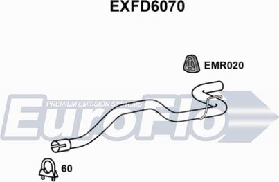 EuroFlo EXFD6070 - Насадка випускної труби autocars.com.ua