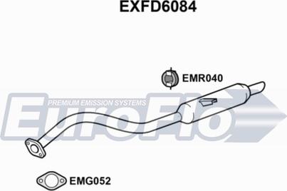 EuroFlo EXFD6084 - Глушник вихлопних газів кінцевий autocars.com.ua