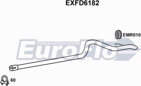 EuroFlo EXFD6182 - Насадка випускної труби autocars.com.ua
