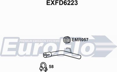 EuroFlo EXFD6223 - Насадка випускної труби autocars.com.ua