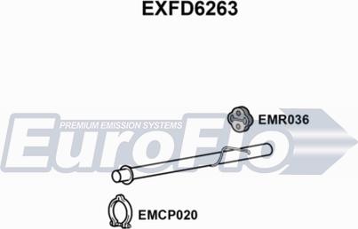 EuroFlo EXFD6263 - Насадка випускної труби autocars.com.ua