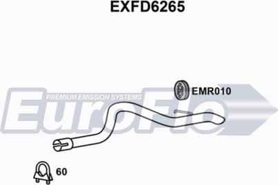 EuroFlo EXFD6265 - Насадка випускної труби autocars.com.ua