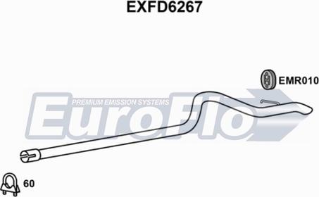 EuroFlo EXFD6267 - Насадка випускної труби autocars.com.ua