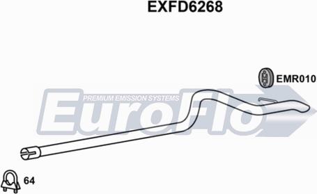 EuroFlo EXFD6268 - Насадка випускної труби autocars.com.ua