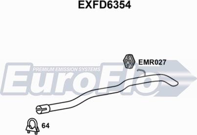 EuroFlo EXFD6354 - Насадка випускної труби autocars.com.ua