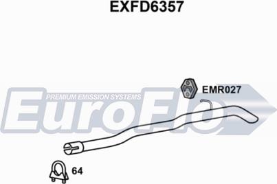 EuroFlo EXFD6357 - Насадка випускної труби autocars.com.ua