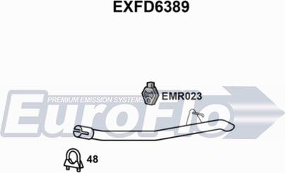 EuroFlo EXFD6389 - Насадка випускної труби autocars.com.ua