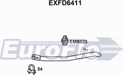 EuroFlo EXFD6411 - Глушник вихлопних газів кінцевий autocars.com.ua
