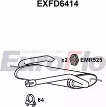 EuroFlo EXFD6414 - Глушник вихлопних газів кінцевий autocars.com.ua