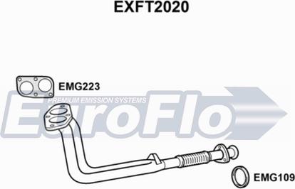 EuroFlo EXFT2020 - Труба вихлопного газу autocars.com.ua