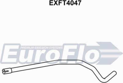 EuroFlo EXFT4047 - Труба вихлопного газу autocars.com.ua