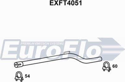 EuroFlo EXFT4051 - Труба вихлопного газу autocars.com.ua