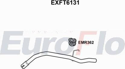 EuroFlo EXFT6131 - Труба вихлопного газу autocars.com.ua