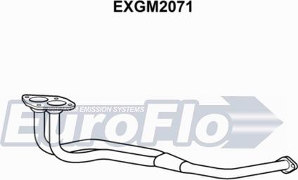 EuroFlo EXGM2071 - Труба вихлопного газу autocars.com.ua