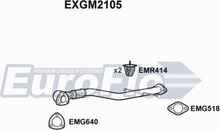 EuroFlo EXGM2105 - Труба выхлопного газа autodnr.net