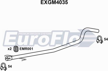 EuroFlo EXGM4035 - Труба выхлопного газа autodnr.net