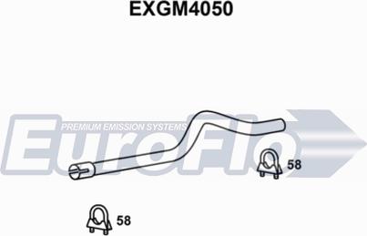 EuroFlo EXGM4050 - Труба вихлопного газу autocars.com.ua