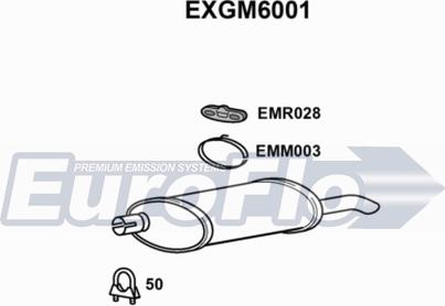 EuroFlo EXGM6001 - Глушник вихлопних газів кінцевий autocars.com.ua