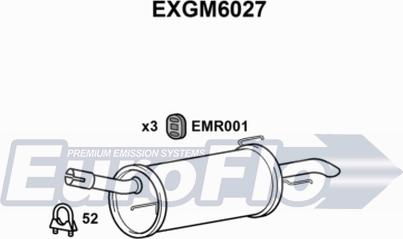 EuroFlo EXGM6027 - Глушник вихлопних газів кінцевий autocars.com.ua