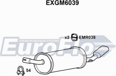 EuroFlo EXGM6039 - Глушник вихлопних газів кінцевий autocars.com.ua