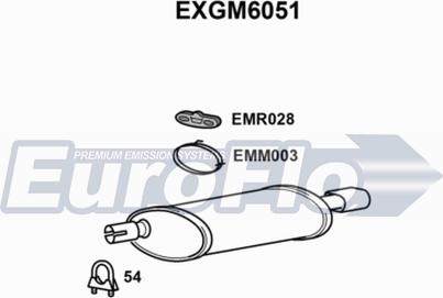 EuroFlo EXGM6051 - Глушник вихлопних газів кінцевий autocars.com.ua