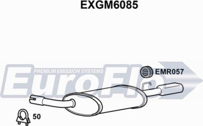 EuroFlo EXGM6085 - Глушник вихлопних газів кінцевий autocars.com.ua