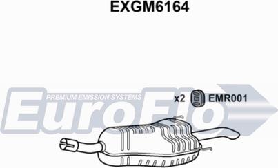 EuroFlo EXGM6164 - Глушник вихлопних газів кінцевий autocars.com.ua