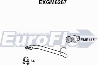 EuroFlo EXGM6267 - Насадка випускної труби autocars.com.ua