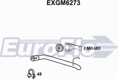 EuroFlo EXGM6273 - Насадка випускної труби autocars.com.ua