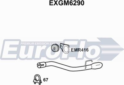 EuroFlo EXGM6290 - Насадка випускної труби autocars.com.ua