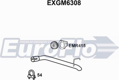 EuroFlo EXGM6308 - Насадка выпускной трубы autodnr.net