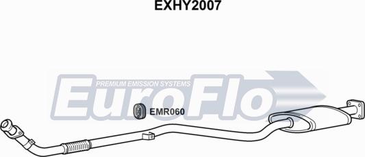 EuroFlo EXHY2007 - Труба вихлопного газу autocars.com.ua