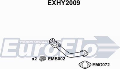 EuroFlo EXHY2009 - Труба вихлопного газу autocars.com.ua