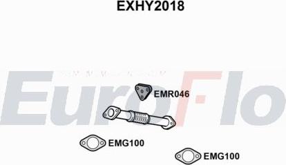 EuroFlo EXHY2018 - Труба вихлопного газу autocars.com.ua