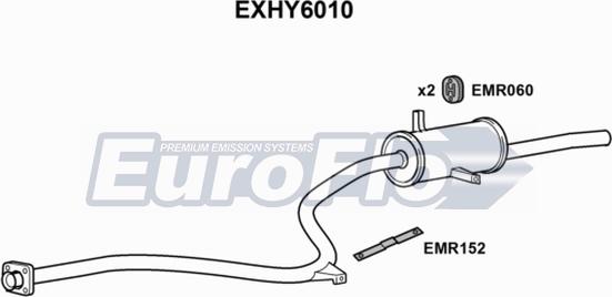 EuroFlo EXHY6010 - Глушник вихлопних газів кінцевий autocars.com.ua