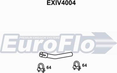 EuroFlo EXIV4004 - Труба вихлопного газу autocars.com.ua