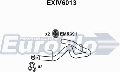 EuroFlo EXIV6013 - Насадка выпускной трубы autodnr.net